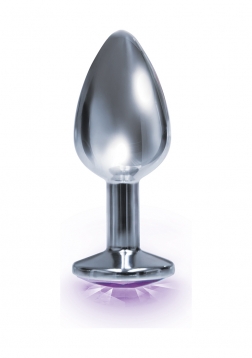 Bejeweled - Stainless Steel Butt Plug with Stone