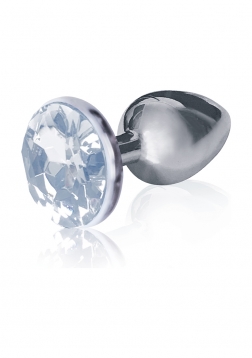 Bejeweled - Stainless Steel Butt Plug with Stone