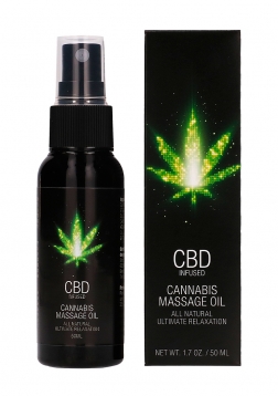CBD Cannabis Massage Oil - 2 fl oz / 50 ml