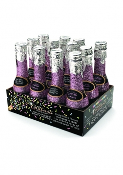 Glitterati Champagne Confetti Display of 12