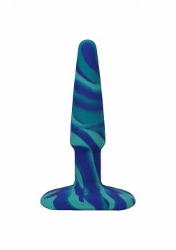 Groovy - Silicone Anal Plug - 4" / 10 cm - Ocean
