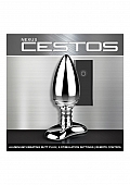 Cestos - Aluminum Vibrating Butt Plug with Remote Control