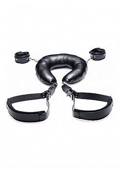 Padded Thigh Strap with Wrist Cuffs