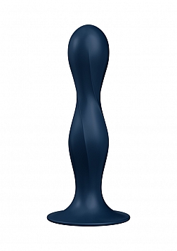 Double Ball-R - Weighted Dildo - Dark Blue