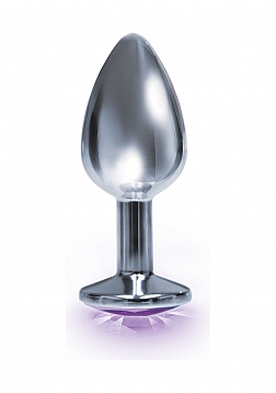 Bejeweled - Stainless Steel Butt Plug with Stone
