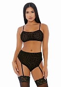 Lustful Leopard - Cami Lingerie Set - S  Lustful Leopard - Cami Lingerie Set - S